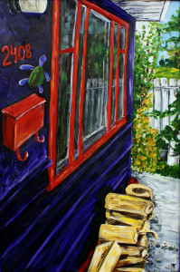 My Red Window 24 x 36, 2012